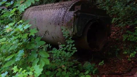 Old rustic miner equipment Stock Footage 142849935