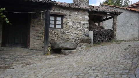 An old rustic stone house. Stock Footage 80248638