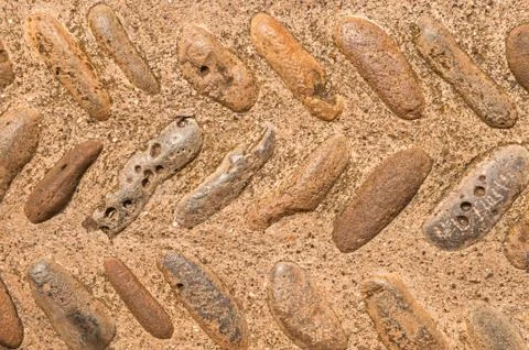 Old Rustic Stone wall Background Stock Photos