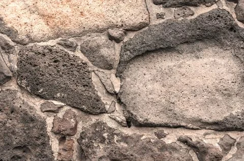 Old Rustic Stone wall Background Stock Photos