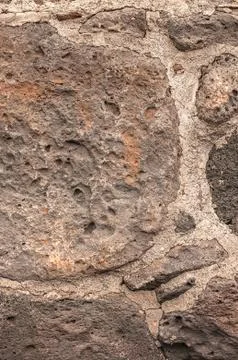 Old Rustic Stone wall Background Stock Photos