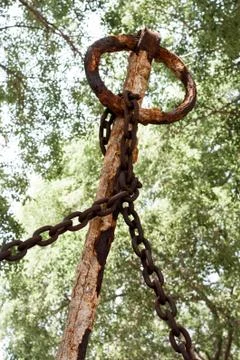 Old rusty anchor Stock Photos