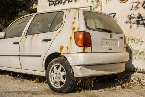 Old rusty auto Stock Photos