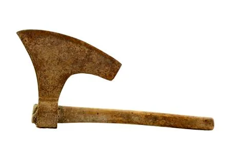 Old rusty axe Stock Photos
