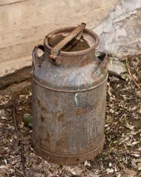 An old rusty barrel Stock Photos