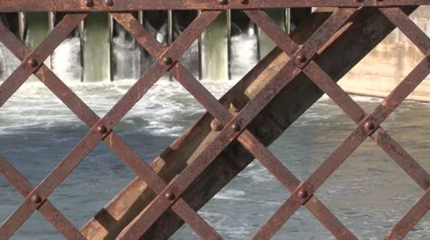 Old rusty bridge Stock-Footage 37260625