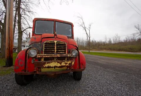 Old rusty car. Stock Photos