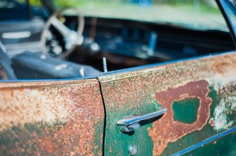 Old rusty car Stock Photos