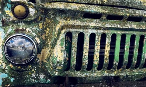 Old rusty car Stock Photos