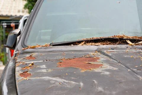 Old rusty car Foto stock