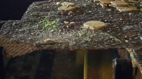 Old rusty crane Video stock 57324487