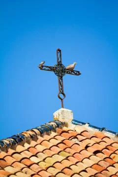 Old rusty cross Stock Photos