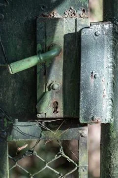 Old Rusty Door Buckle Stock Photos