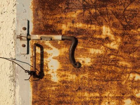 Old rusty door Stock Photos