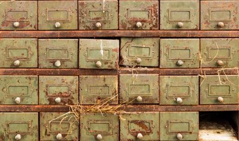 Old Rusty Draws Stock Photos