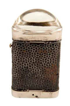 Old rusty flashlight Фото