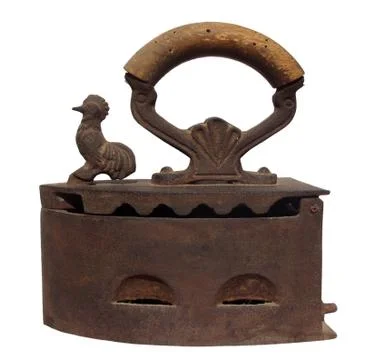 Old rusty flatiron Stock Photos