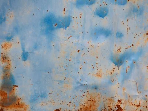 Old rusty galvanized sheet texture background, Vintage color style Foto stock