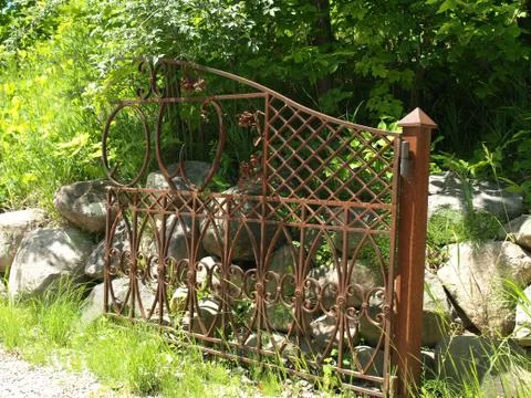 Old Rusty Gate Stock Photos
