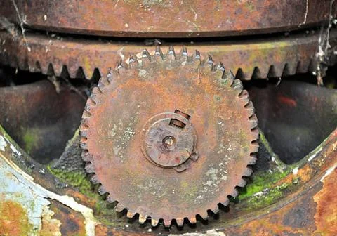 Old rusty gear Stock Photos