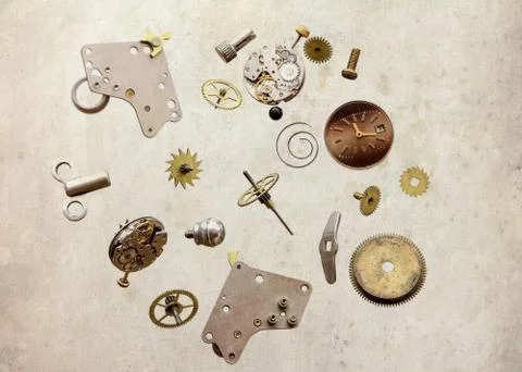 Old rusty gears Stock Photos