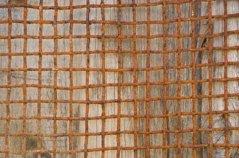 Old rusty grill Stock Photos