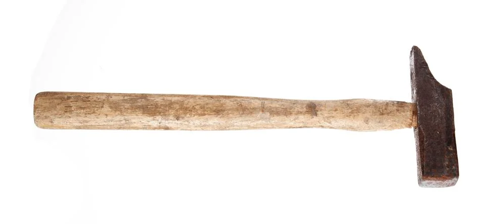 Old rusty hammer Stock Photos