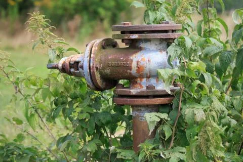 Old rusty hydrant Stock Photos