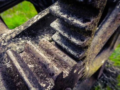 Old Rusty Industrial Winch Photos