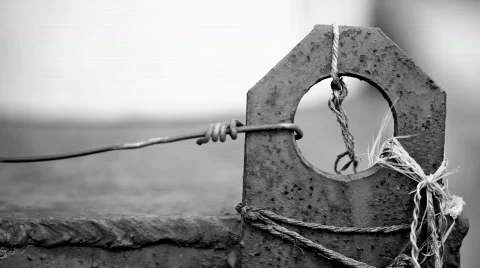 Old rusty iron abstract element Stock Footage 801310