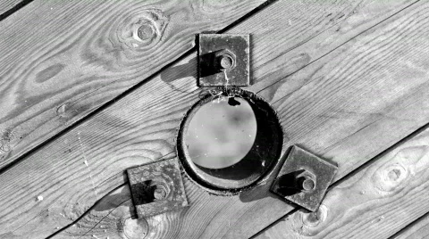 Old rusty iron abstract element Stock Footage 801743