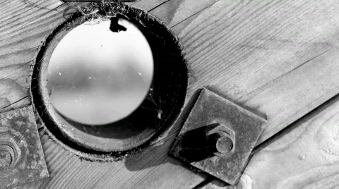 Old rusty iron abstract element Stock Footage 801869