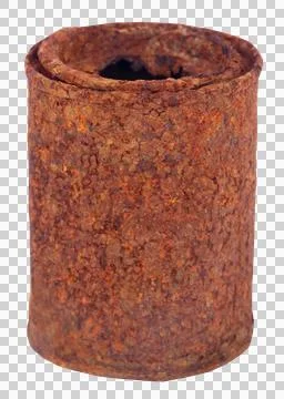 Old rusty iron can Stock Photos