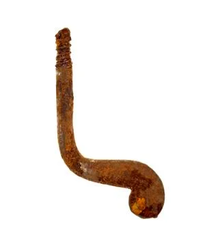Old rusty keeper pin Stock Photos