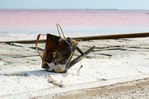 Old rusty kettle Stock Photos
