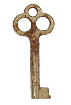 Old rusty key. Stock Photos