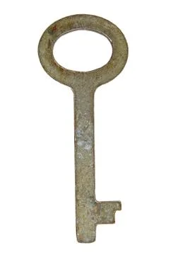 Old rusty key. Stock Photos