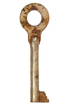 Old rusty key. Stock Photos