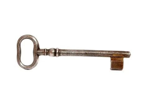 Old rusty key Stock Photos