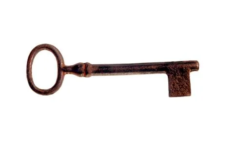Old rusty key Stock Photos