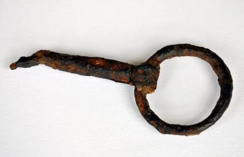 Old rusty key Stock Photos