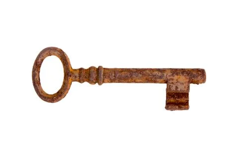 Old rusty key Stock Photos