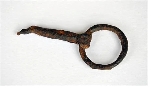 Old rusty key Stock Photos