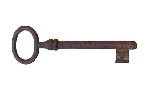Old rusty key Foto stock