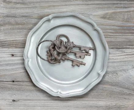 Old rusty keys Stock-Fotos