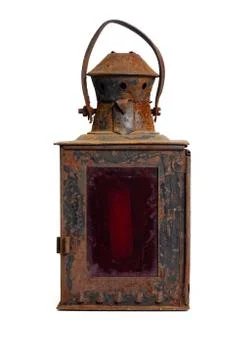 Old rusty lantern Stock Photos