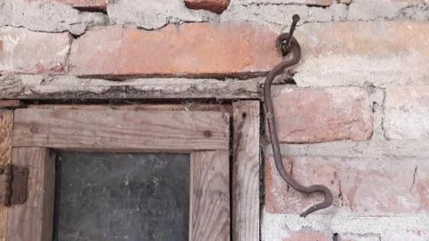 Old rusty latch Stock Photos