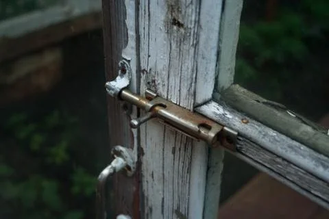 Old rusty latch Stock Photos