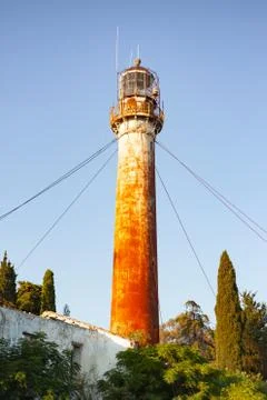 Old rusty lighthouse Stock Photos