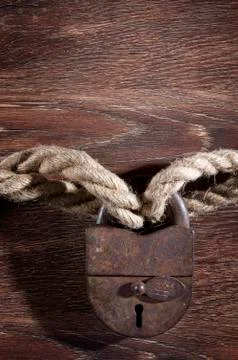 Old rusty lock Stock Photos